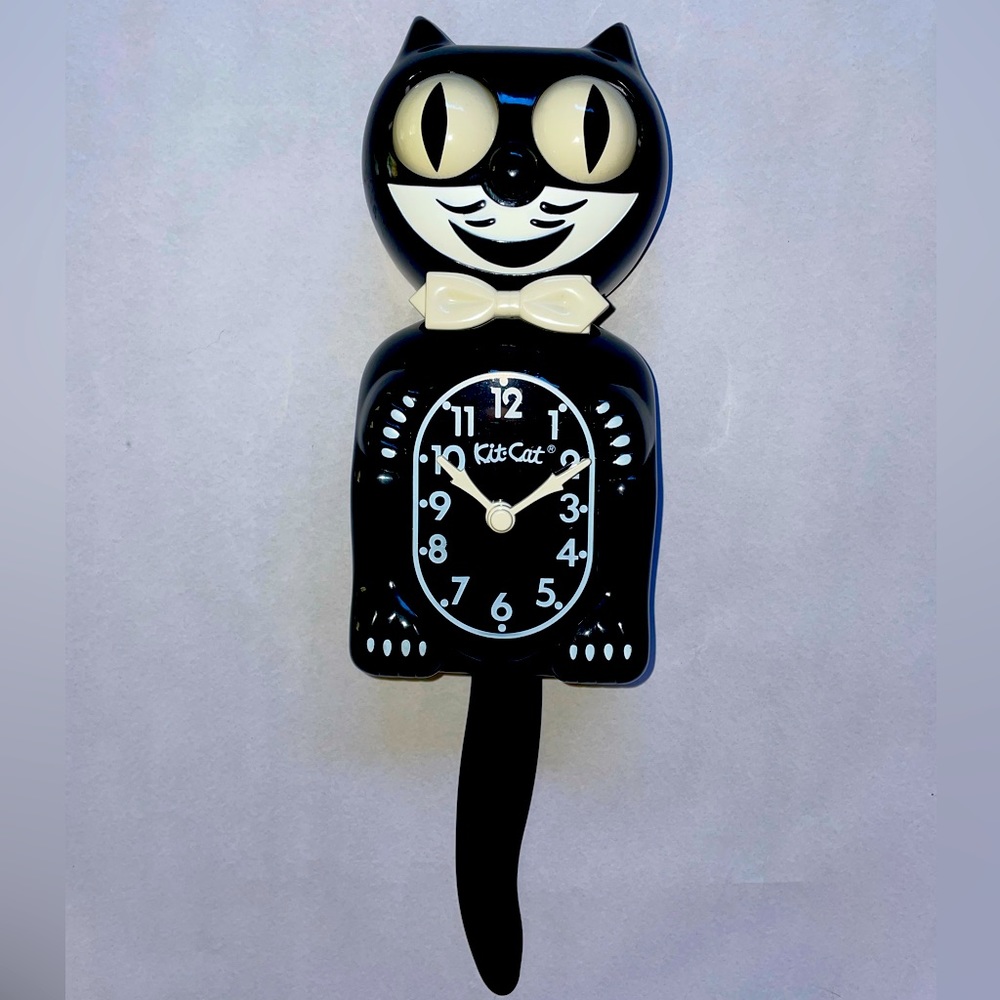 Kit-Cat Klock Black